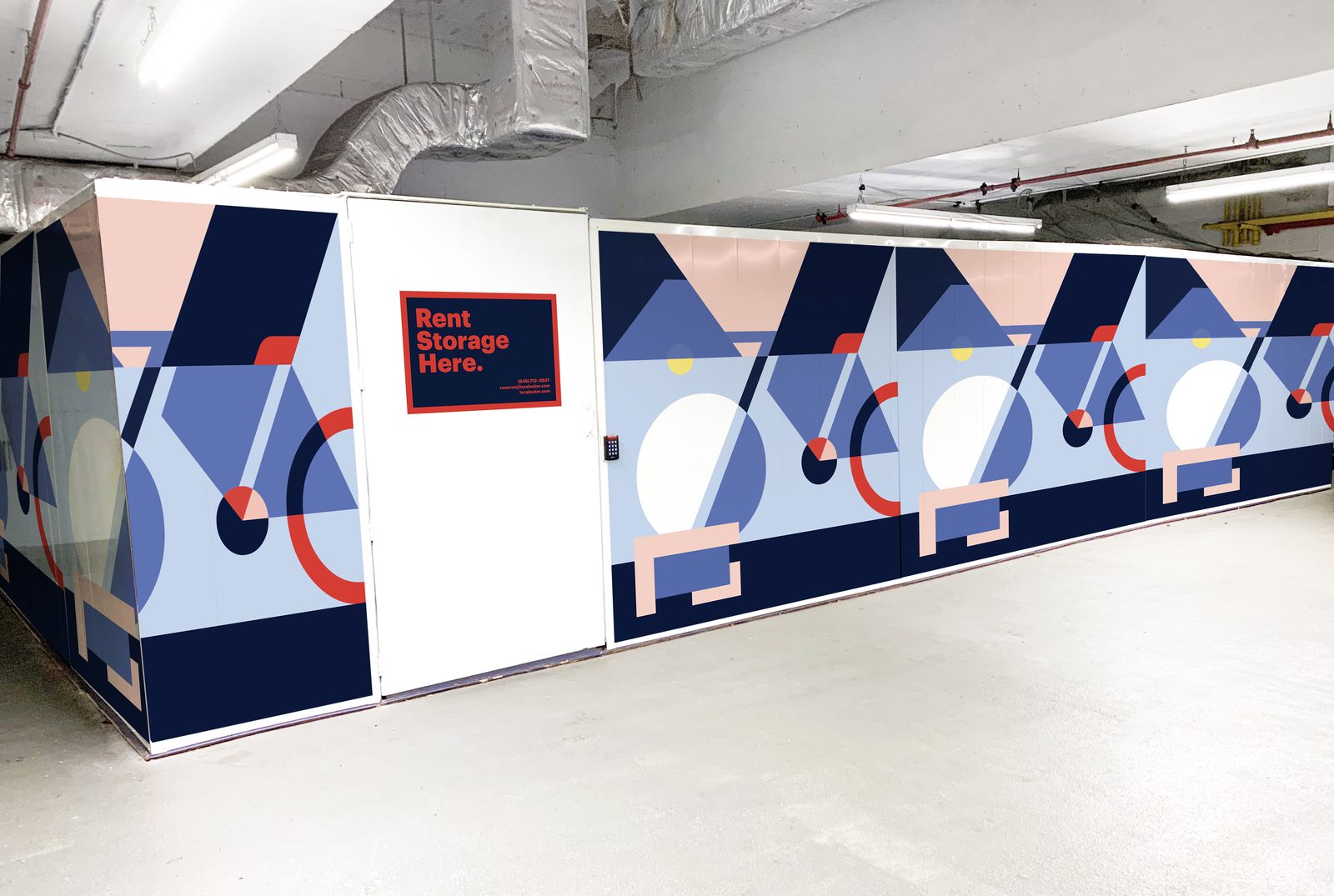 Local Locker storage facility interior